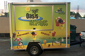 Oasis Raspados, Food Truck Wrap